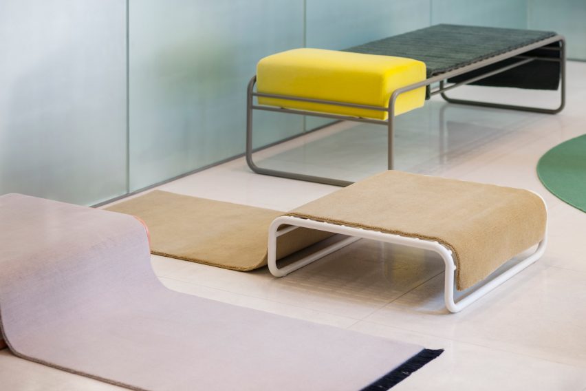 Katrin Greiling turns Kinnsand rugs into furniture