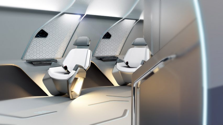 BMW designs "human-centric" Hyperloop One passenger capsule for Dubai network