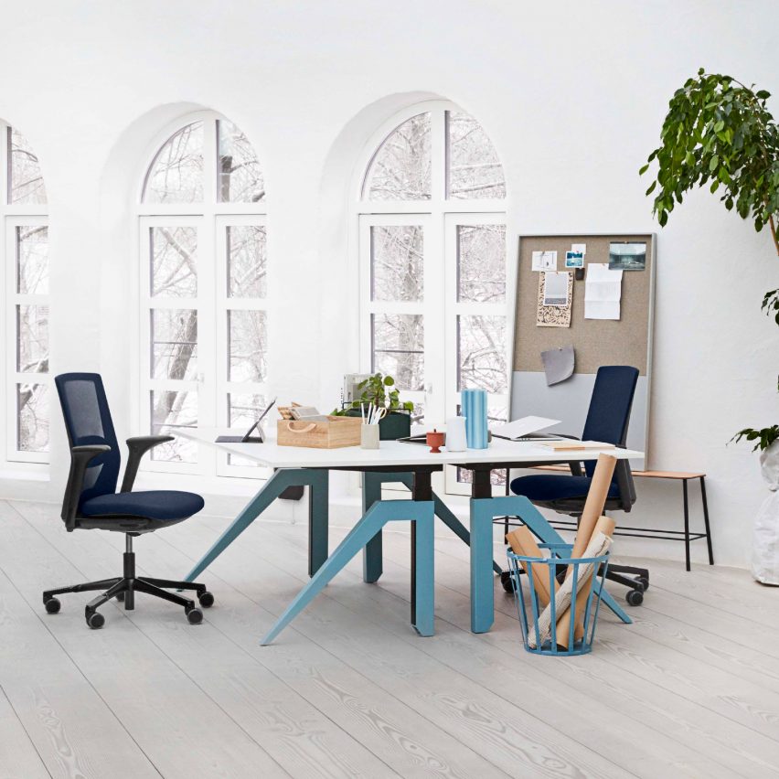 Flokk's HÅG Futu chair is designed to "seamlessly blend" into any working environment