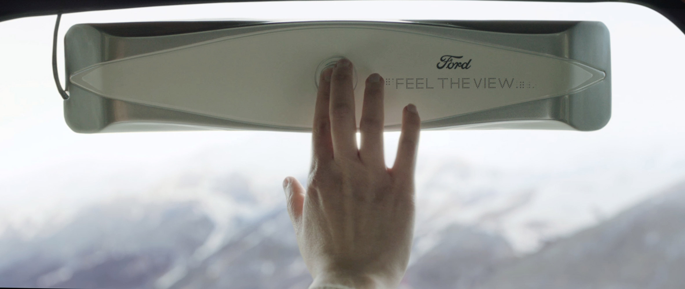 Ford's Feel the View smart window lets blind passengers admire the landscape
