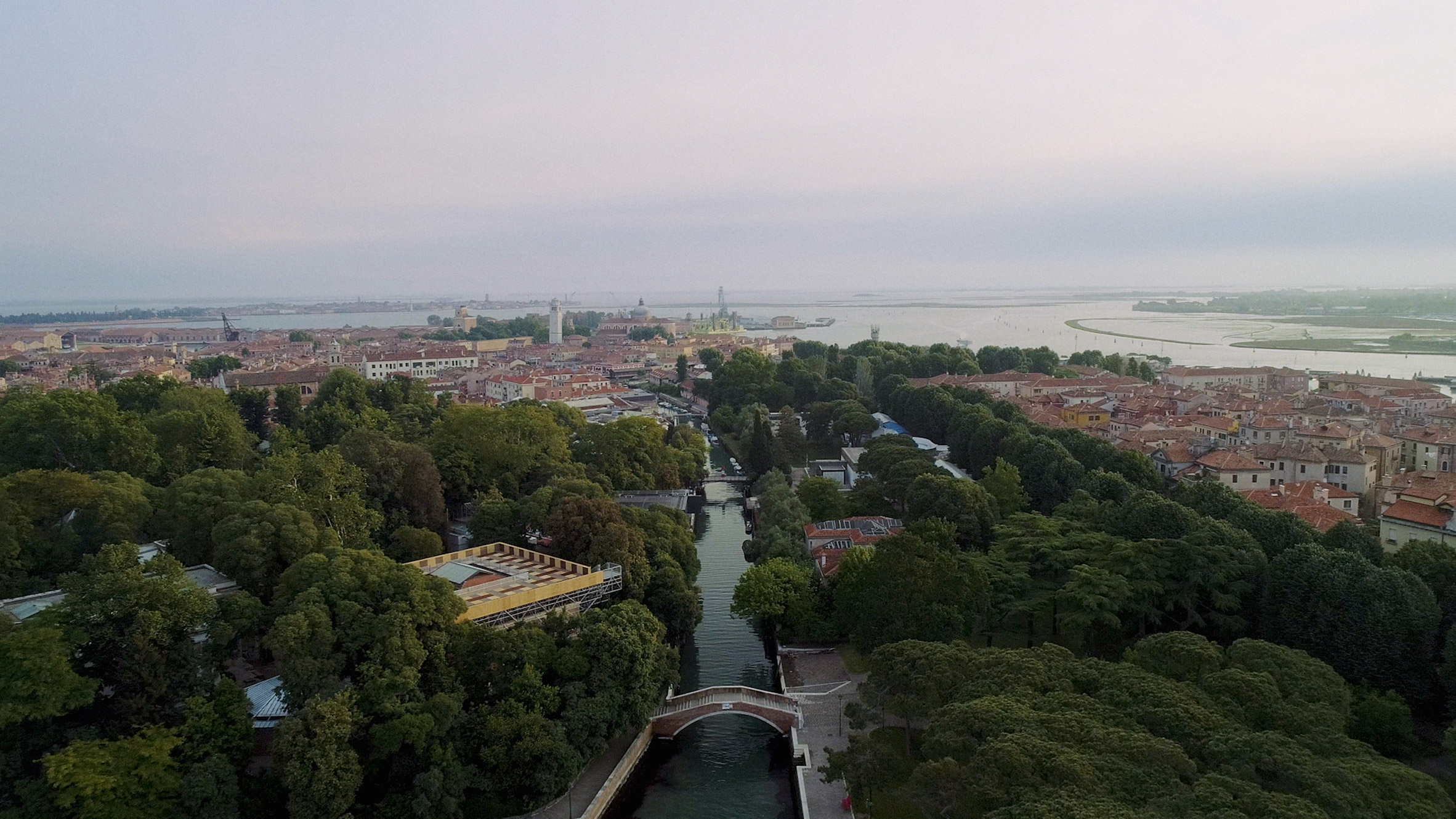 British Pavilion Venice Architecture Biennale, drone photography by Cultureshock Media