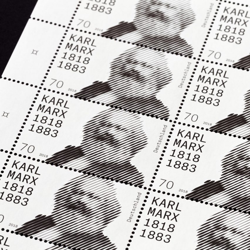 Commemorative Karl Marx stamp celebrates economist's 200th birthday
