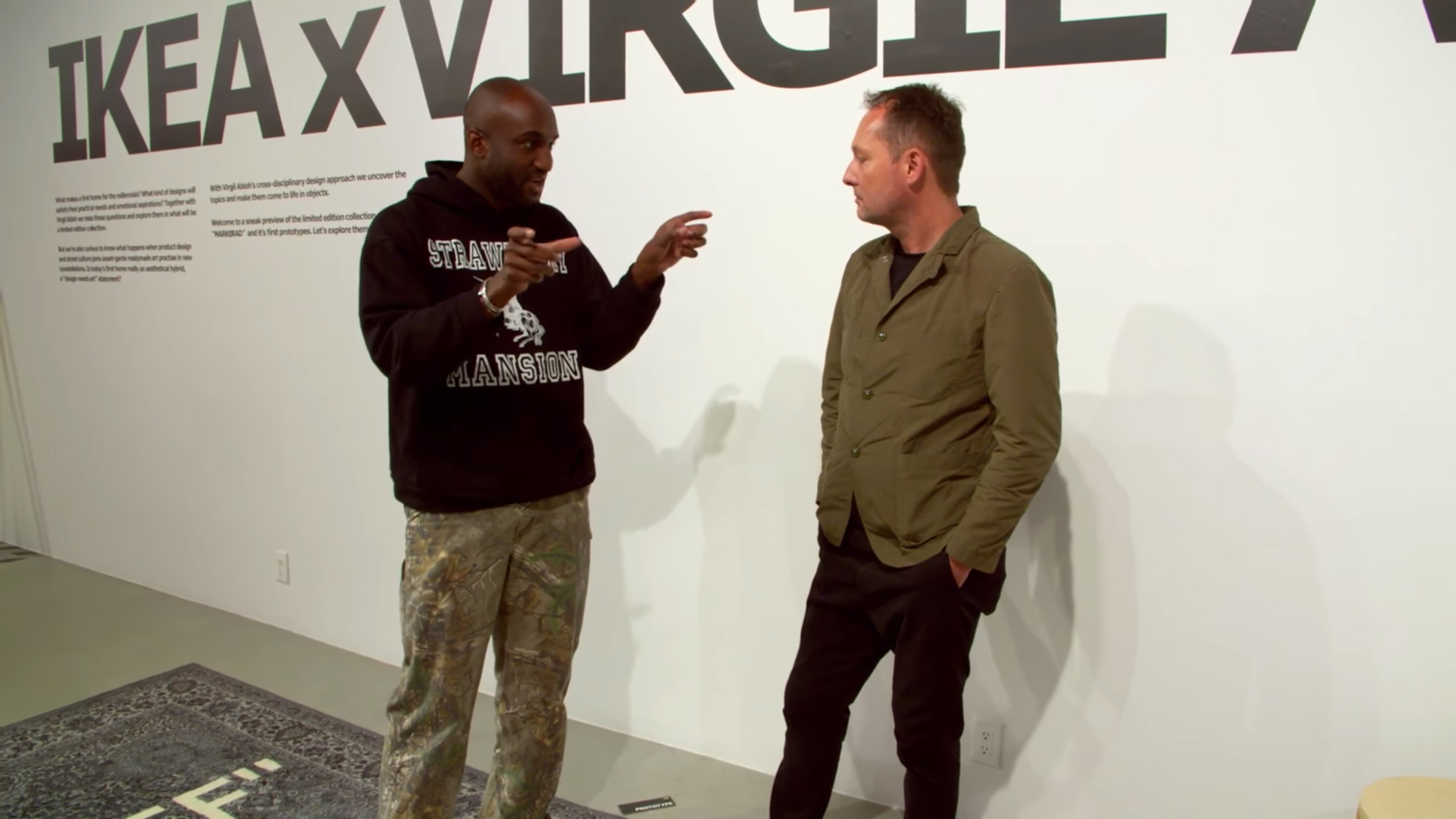 virgil abloh discusses his 'MARKERAD' collection for IKEA
