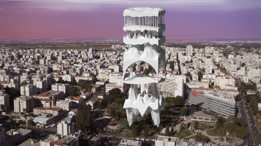 Lilach Borenstein proposes multi-storey park to give inhabitants a break from urban stress