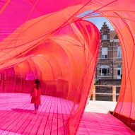 SelgasCano creates bulging vivid-pink pavilion for Bruges architecture festival
