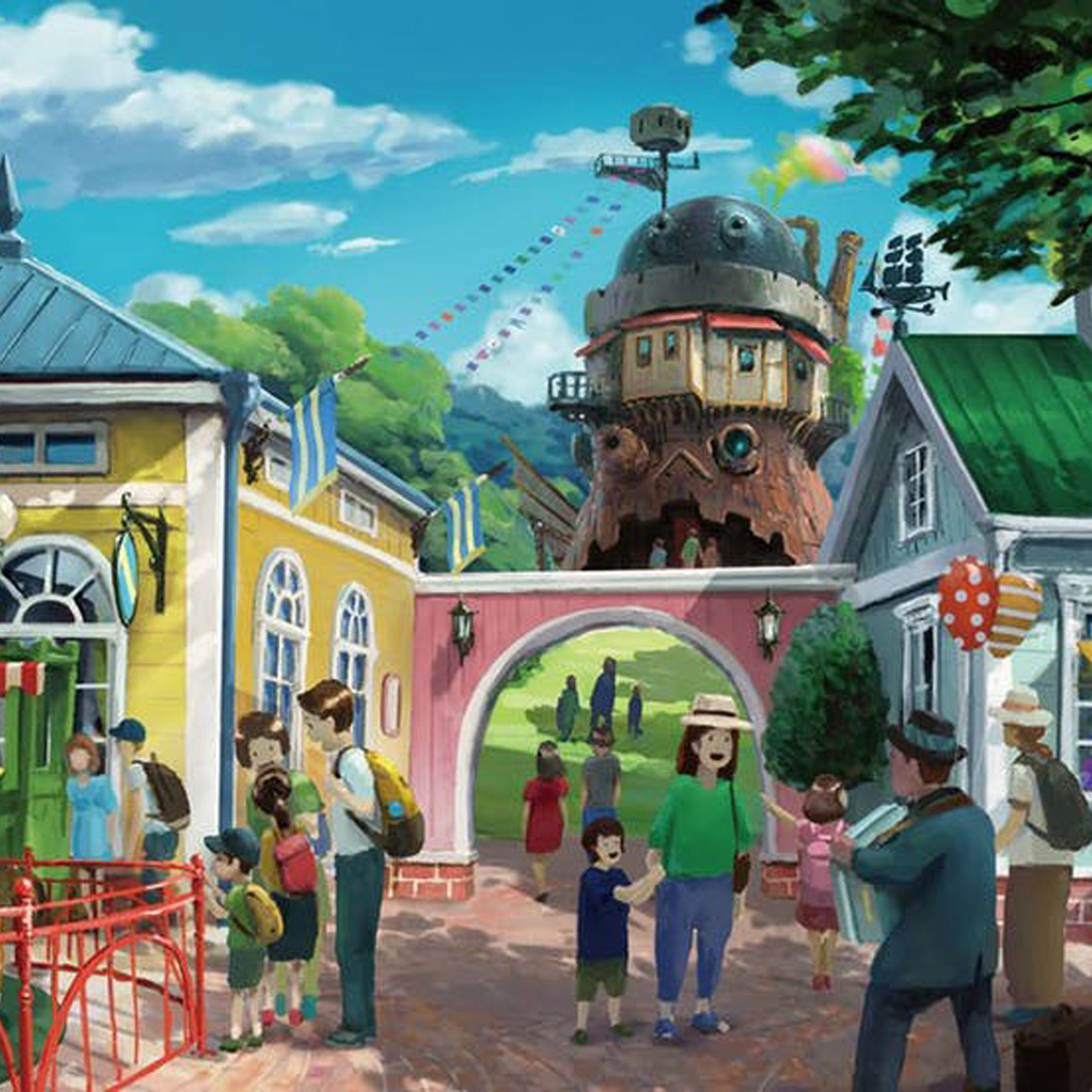 Studio Ghibli reveal visualisations for new theme park in Japan