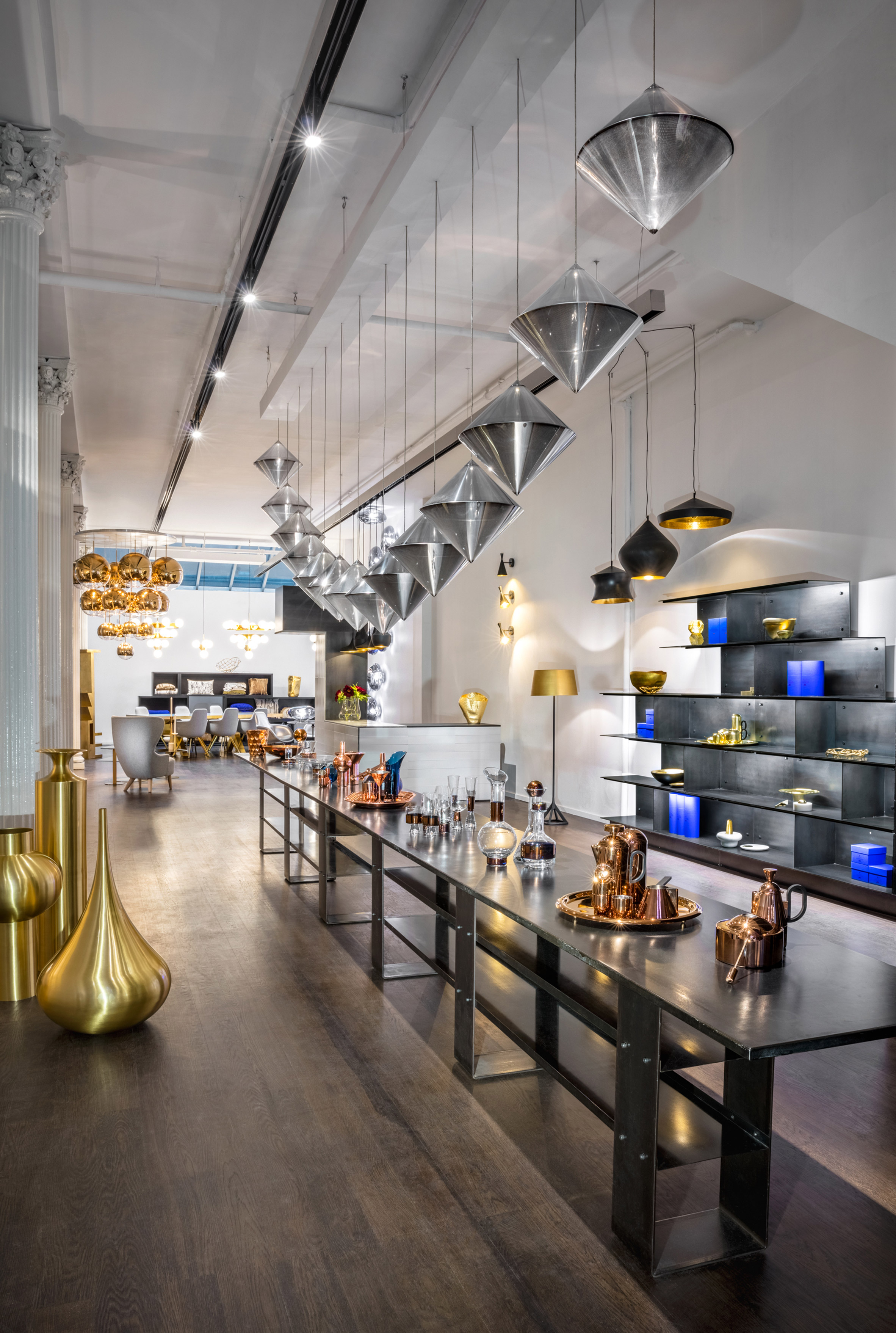 Tom Dixon moves in to permanent store in New York's Soho