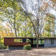 In Situ Studio creates low-lying Trull Residence for wooded site in North Carolina