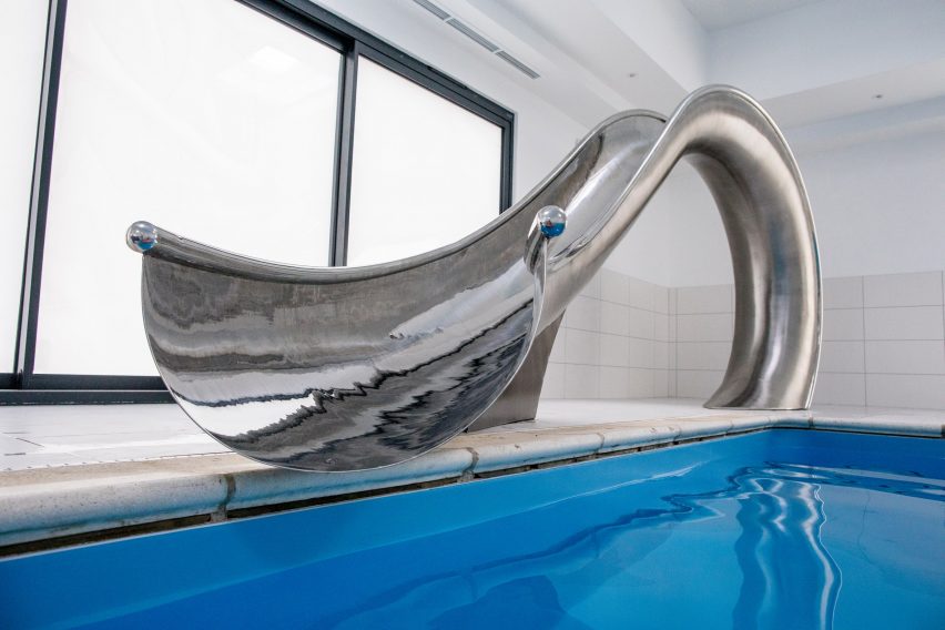 Design studio Splinterworks has created a sculptural waterslide