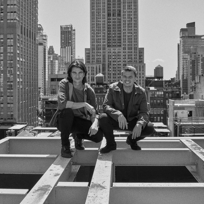 Adam Neumann and Bjarke Ingels