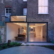 Glazed extension seamlessly connects refurbished Highbury house with new patio garden