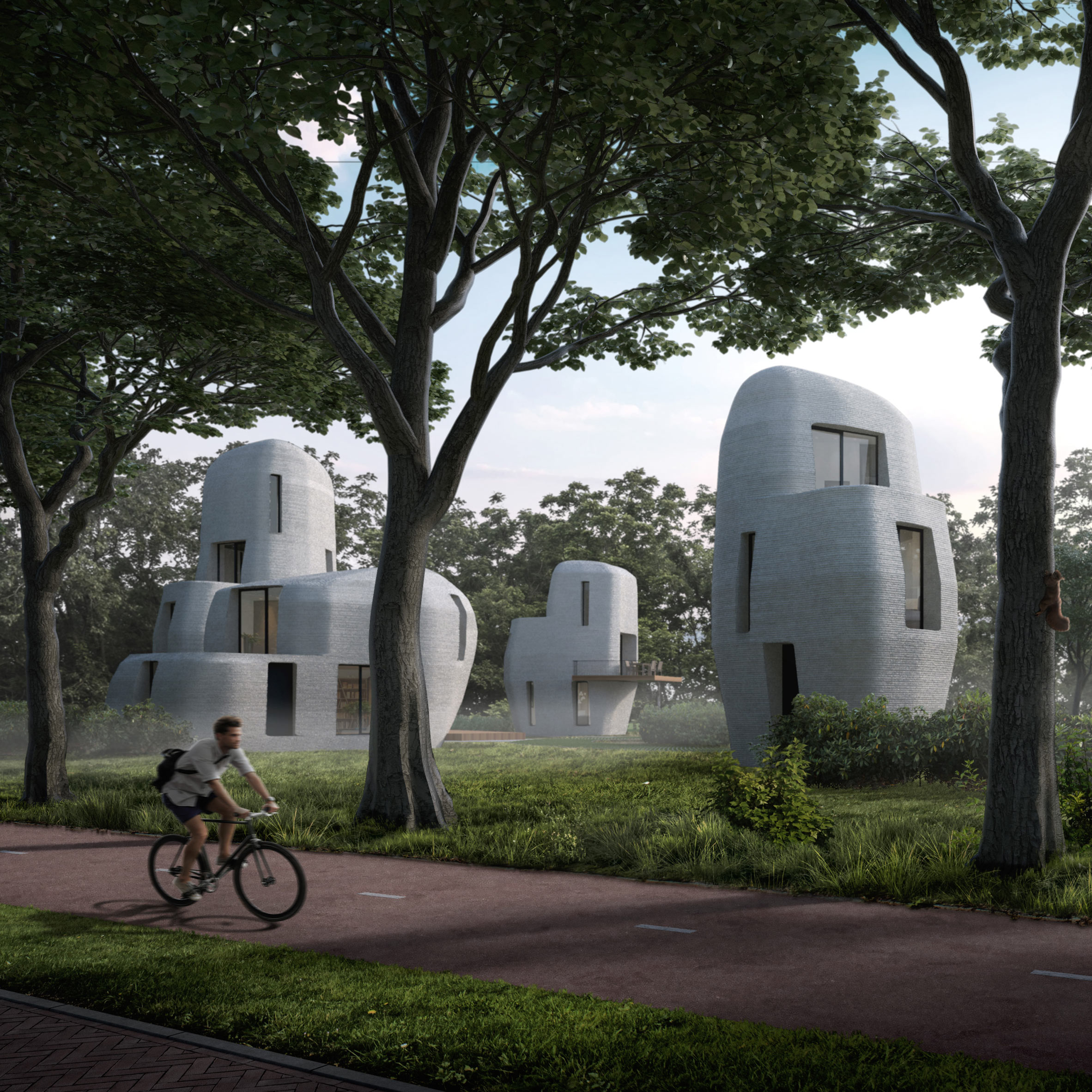 Eindhoven to "world's 3D-printed houses that can live