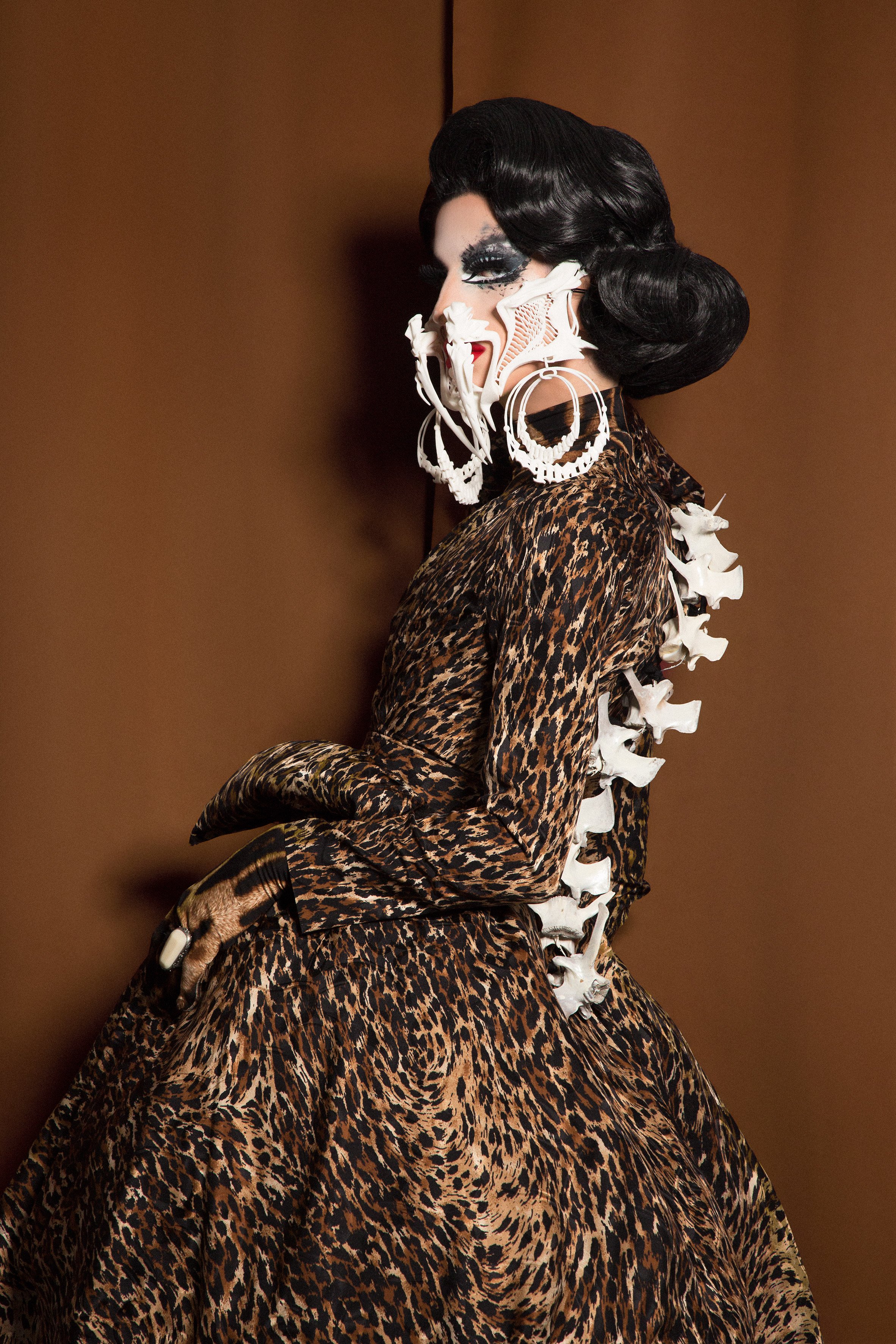 3D printed mask at Rupaul's Drag Race by Kevin Freitas Conlin