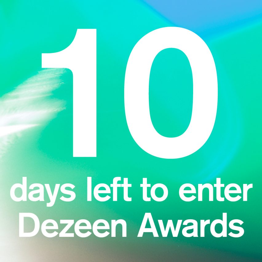 With 10 days left to enter Dezeen Awards, here are 10 things you need to know