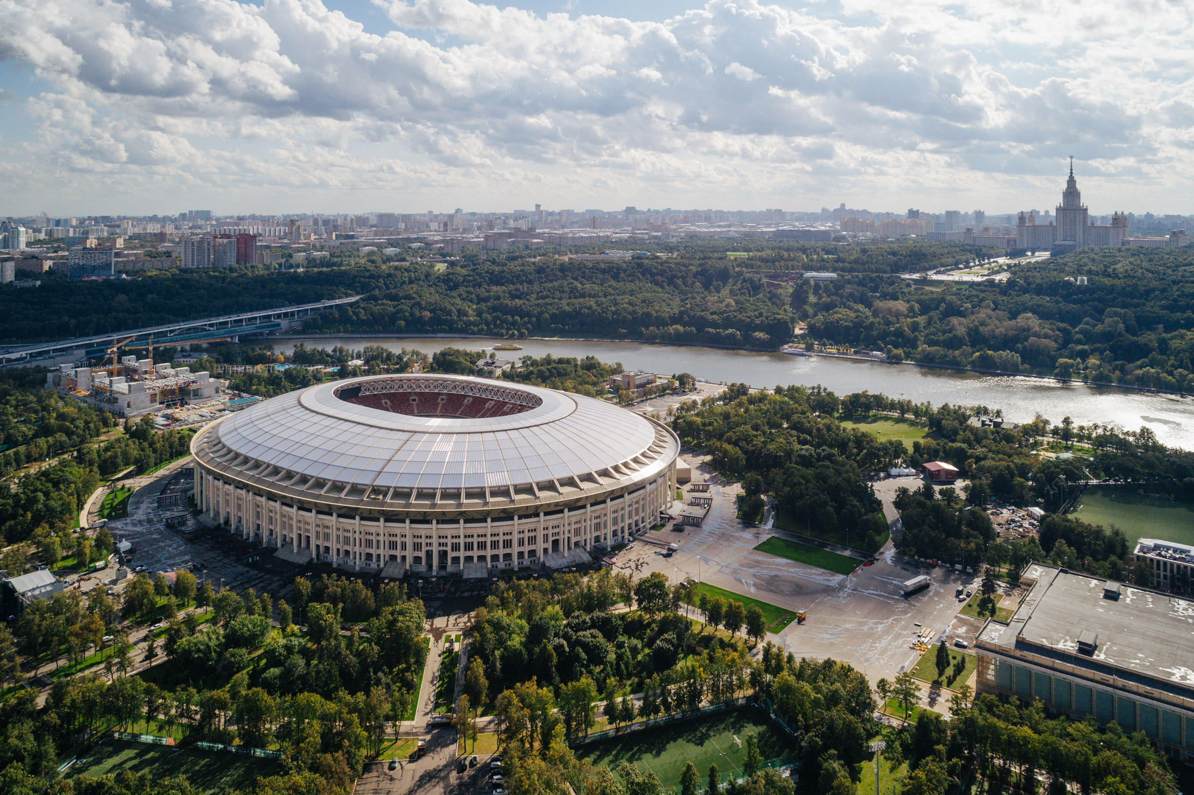 Moscow's historic Luzhniki Stadium refurbished for World Cup 2018 Dr