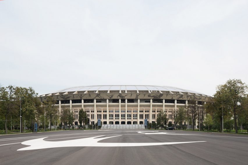 Luzhniki Stadium in Moscow refurbished for World Cup 2018