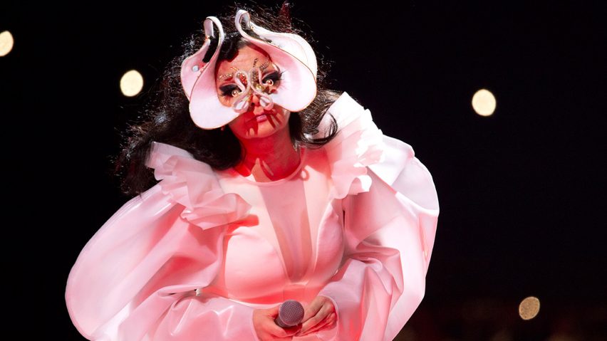Björk's Utopia tour headpieces made to resemble orchids and bones, says designer James Merry