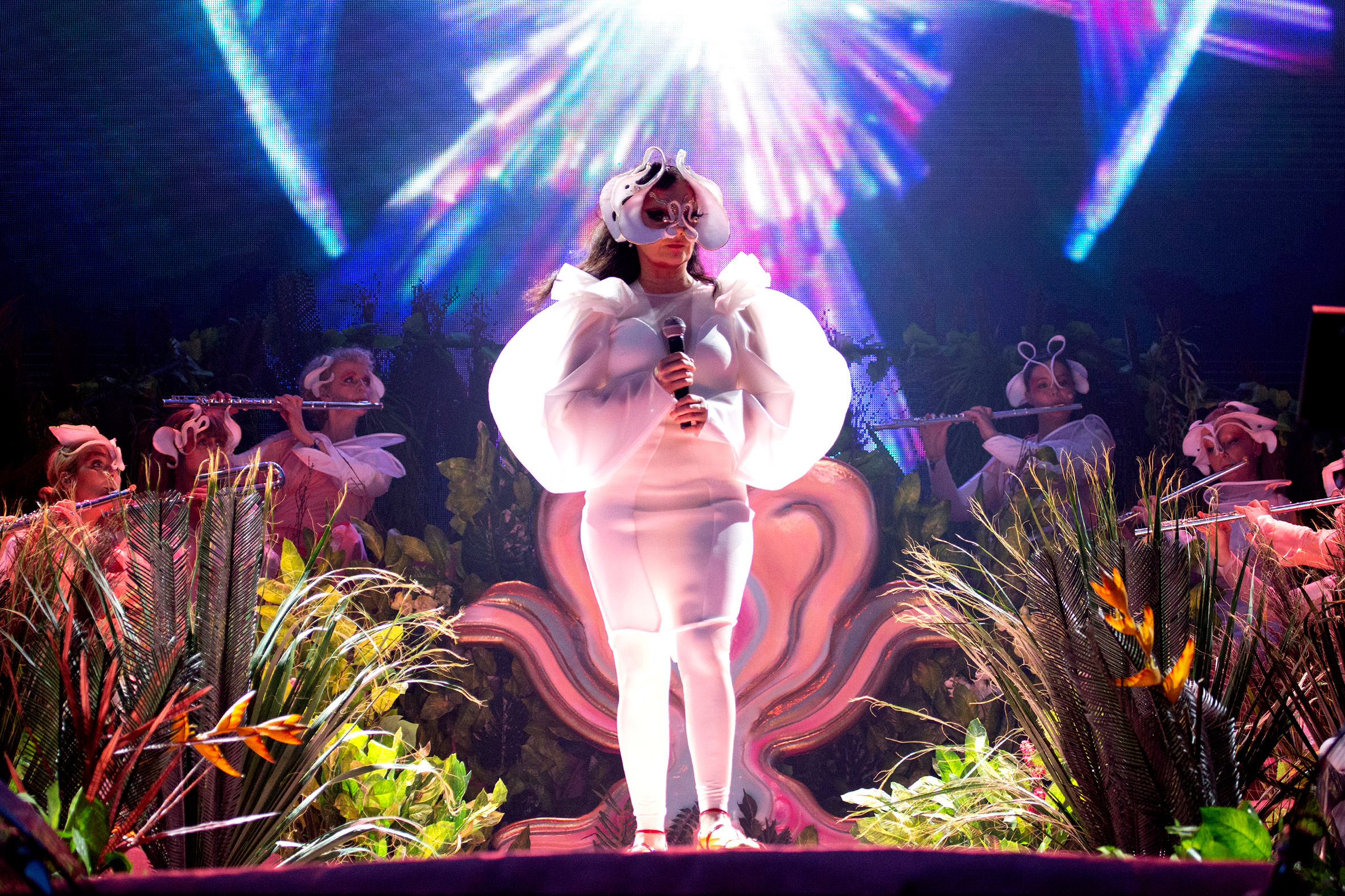 Björk explains designs of "magically utopian" sets and costumes Dr