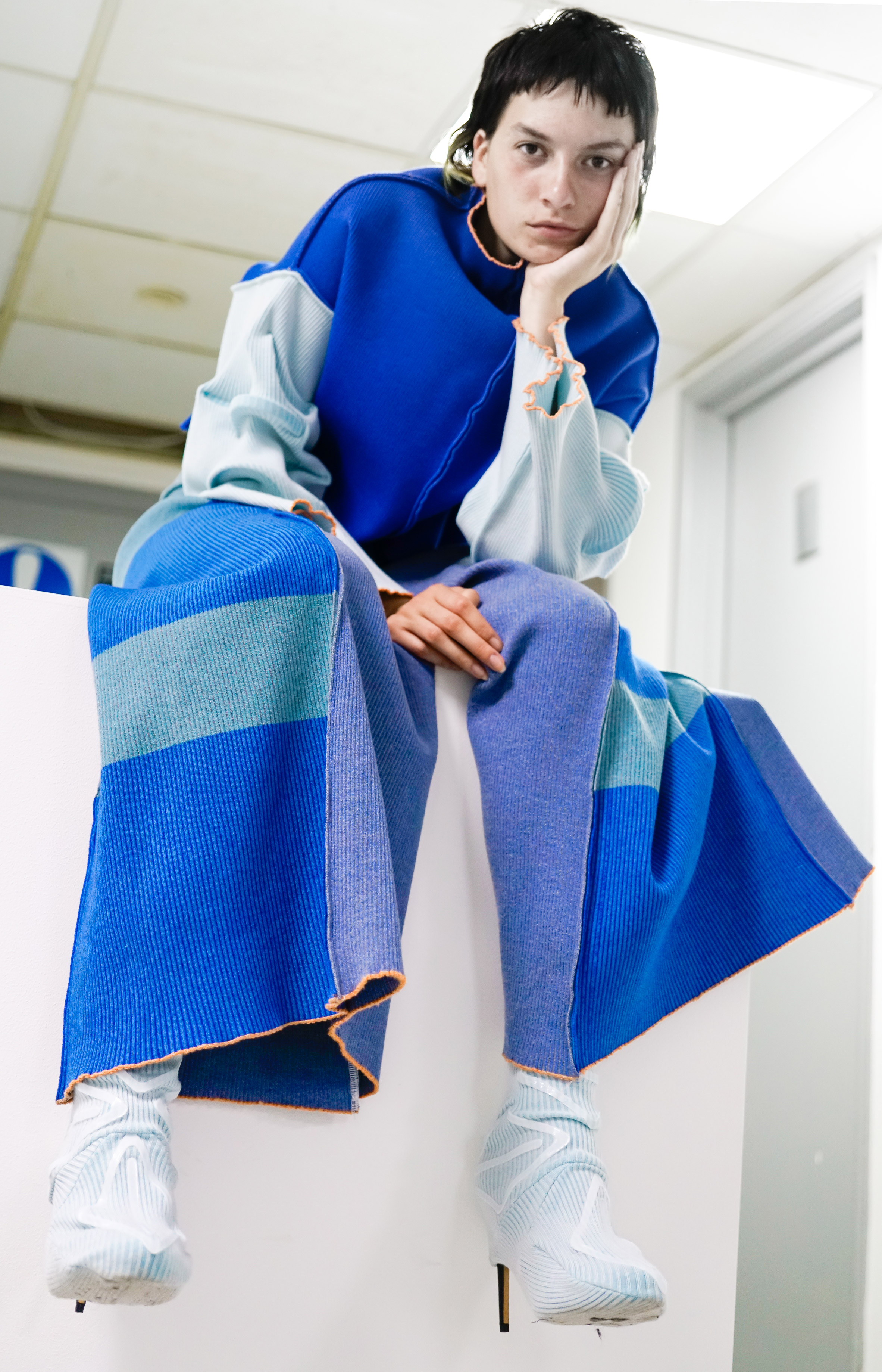 Lingxiao Luo creates playful knitwear using 3d-printing