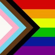 Daniel Quasar herontworpen LGBT Pride-vlag