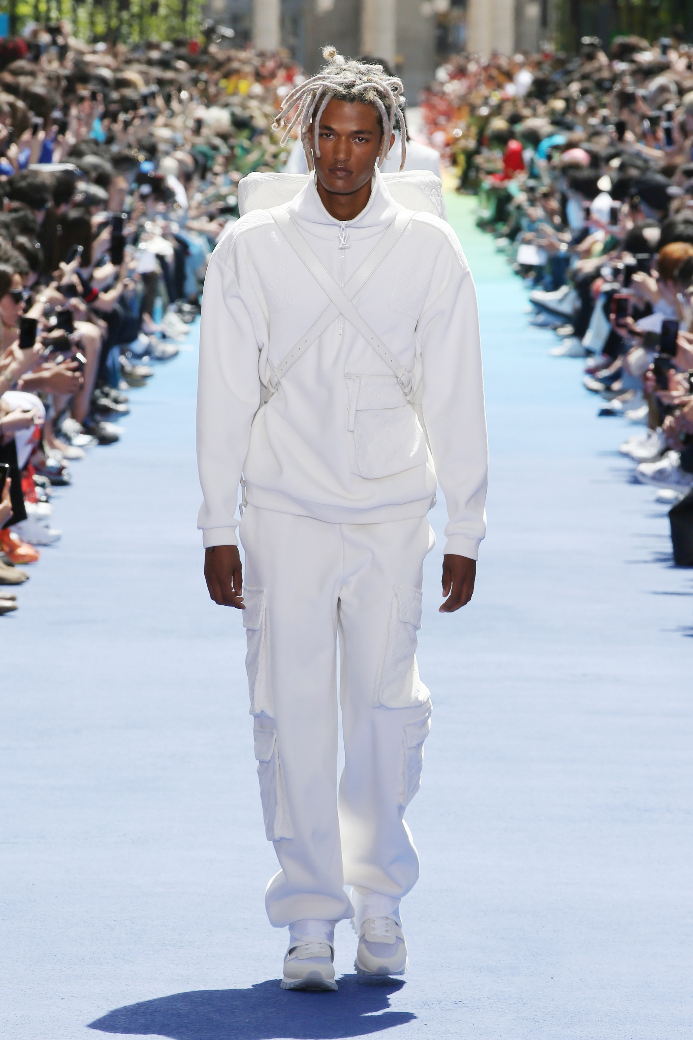 Virgil Abloh Unveiled a Literal Rainbow Runway for His Louis Vuitton Men's  SS19 Debut