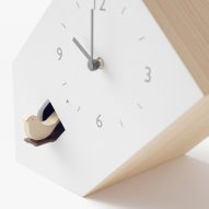 Nendo reinterprets cuckoo clock with three unconventional designs