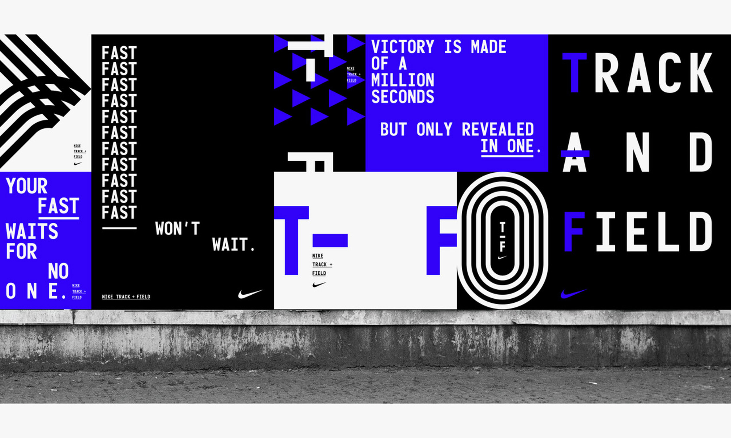 Nike's updated Track + Field branding is based on acceleration