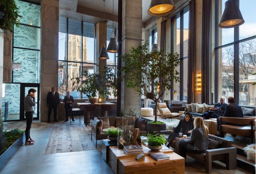 The 1 Hotel Brooklyn Bridge, designed by Marvel Architects, has been nominated in seven categories at the AHEAD Americas Awards 2018
