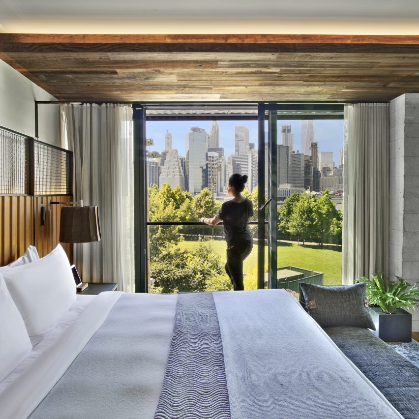 The 1 Hotel Brooklyn Bridge, designed by Marvel Architects, has been nominated in seven categories at the AHEAD Americas Awards 2018