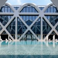 Morpheus hotel by Zaha Hadid Architects, photo by Virgile Simon Bertrand