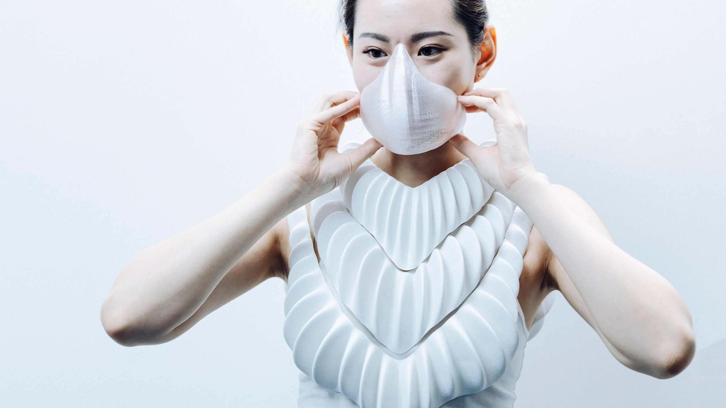 Jun Kamei's amphibious garment could enable humans to breathe underwater