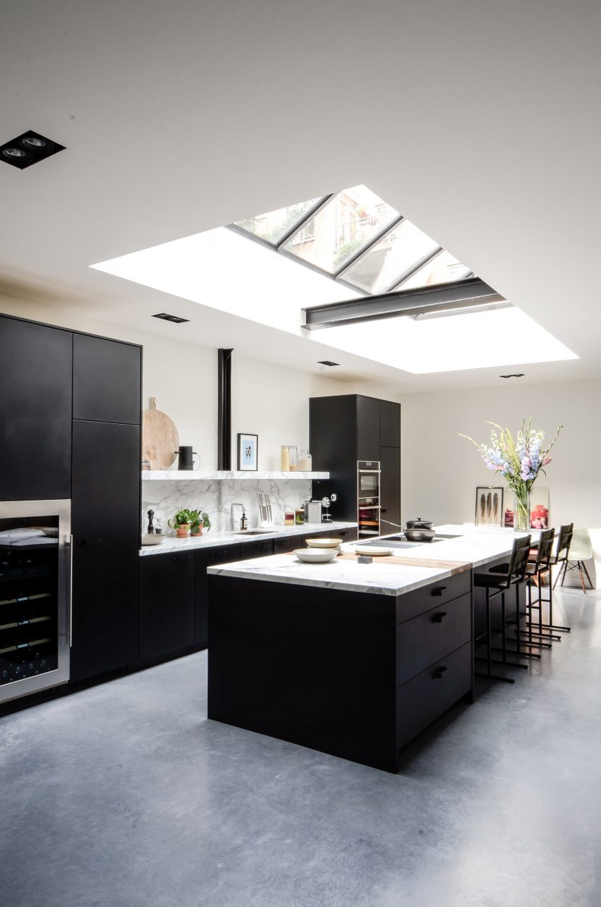 Standard Studio use patio and skylights to funnel light into Amsterdam loft