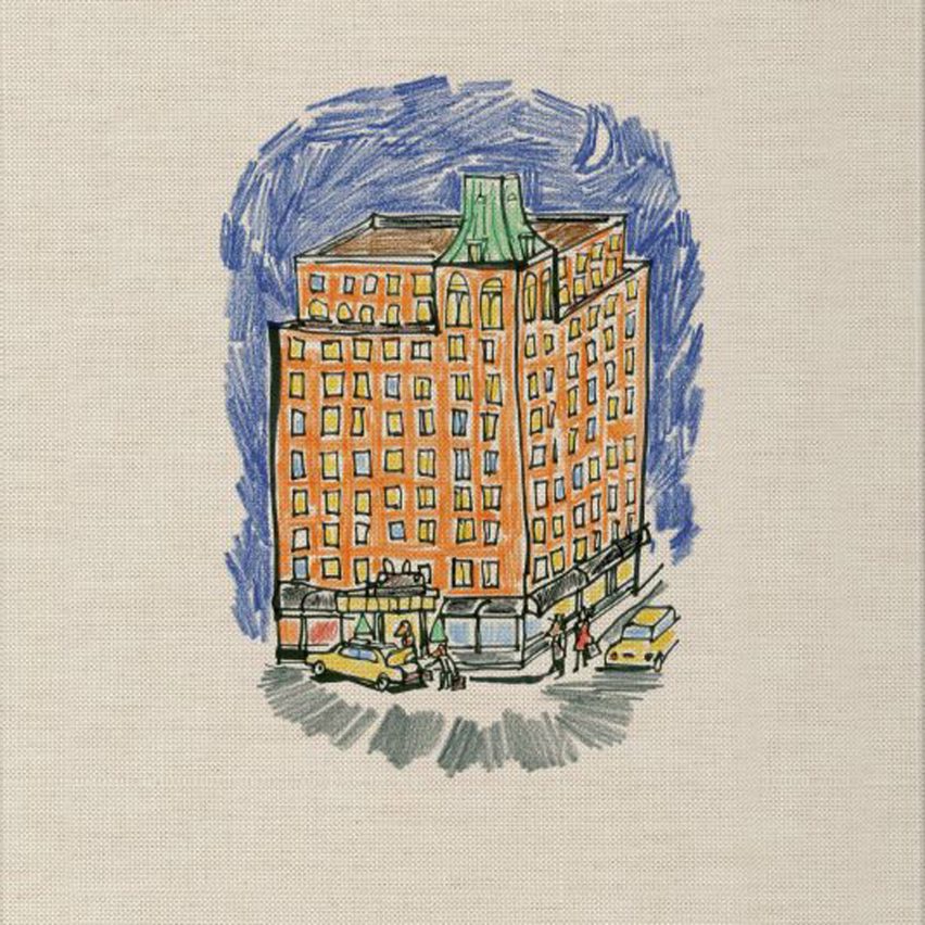 An illustration of The Mark hotel's exterior 