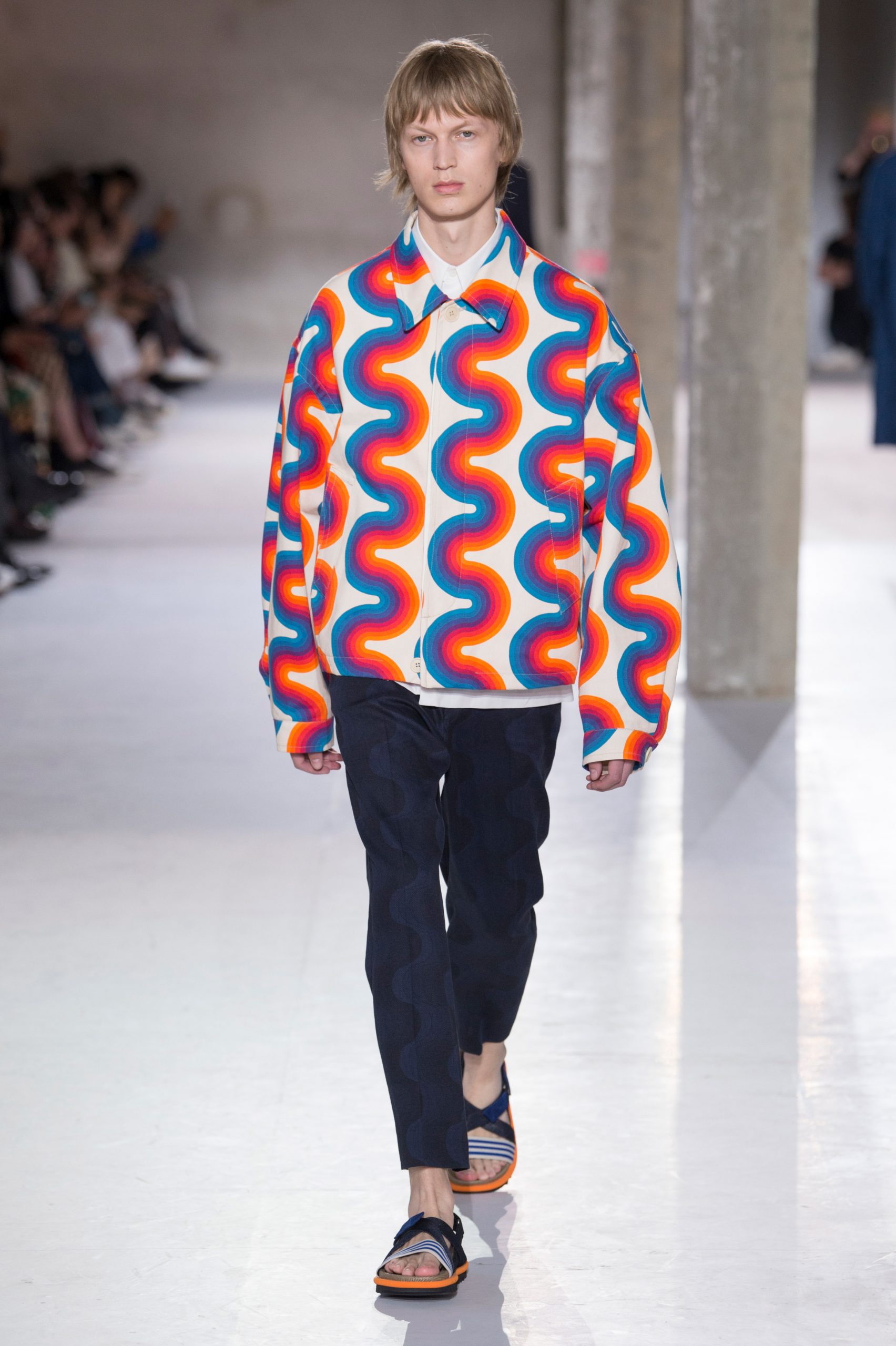 Dries Van Noten pays homage to Verner Panton with colourful SS19 collection