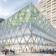 Foster + Partners unveils plans for Madrid office with diamond-shaped facade