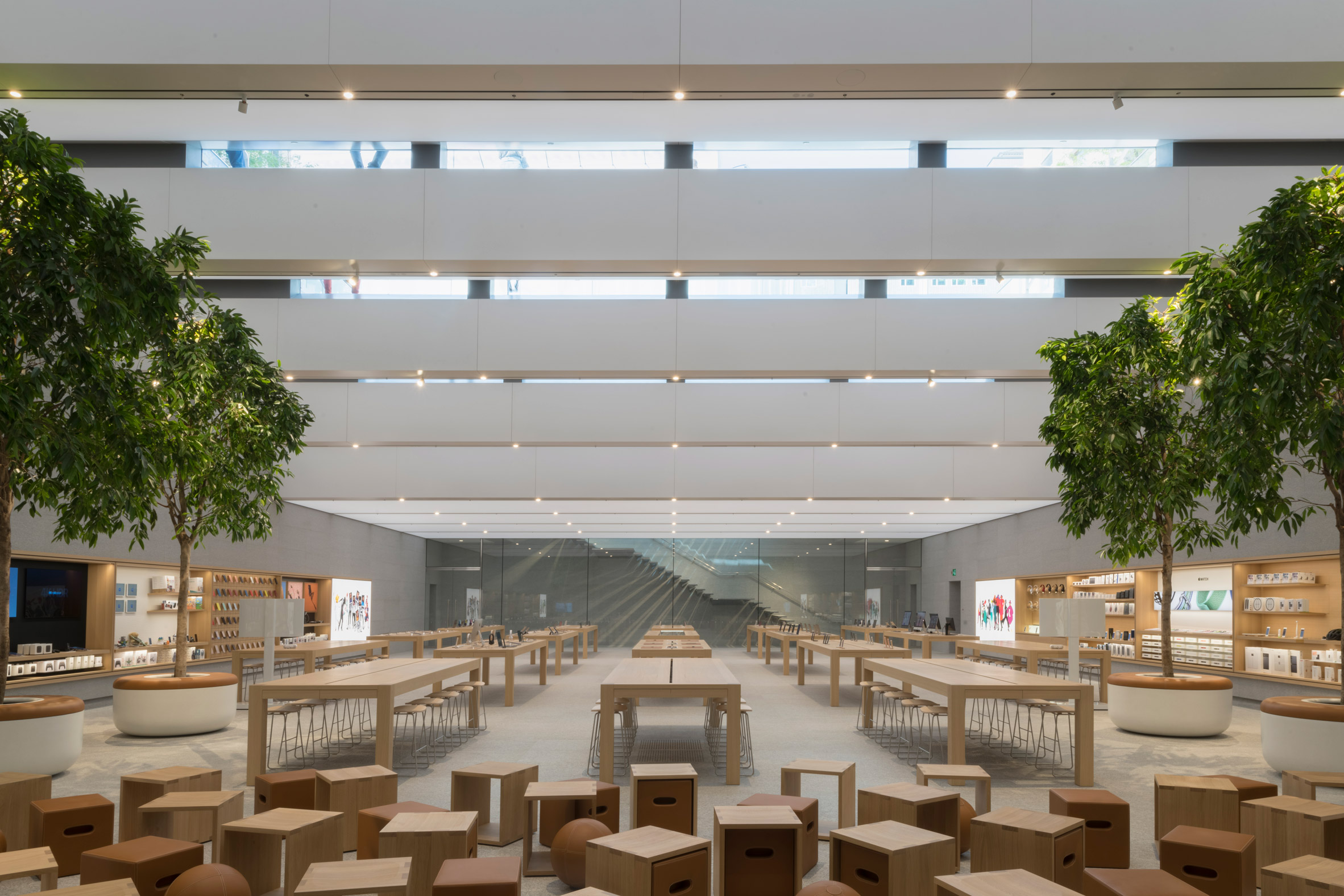 Foster + Partners Apple Store Milan. Photos by Nigel Young