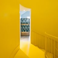 Portuguese family home turned into brightly-hued hostel