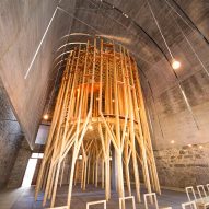 Portuguese architects Cerejeira Fontes renovate the Imaculada Chapel with an “indoor forest” structure