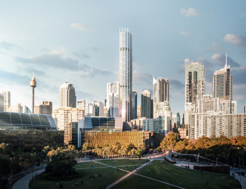 Sydney's tallest residential tower by Ingenhoven Architects and Architectus