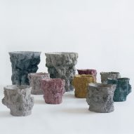 Rock-like Mater vases feature inside Copenhagen restaurant Noma