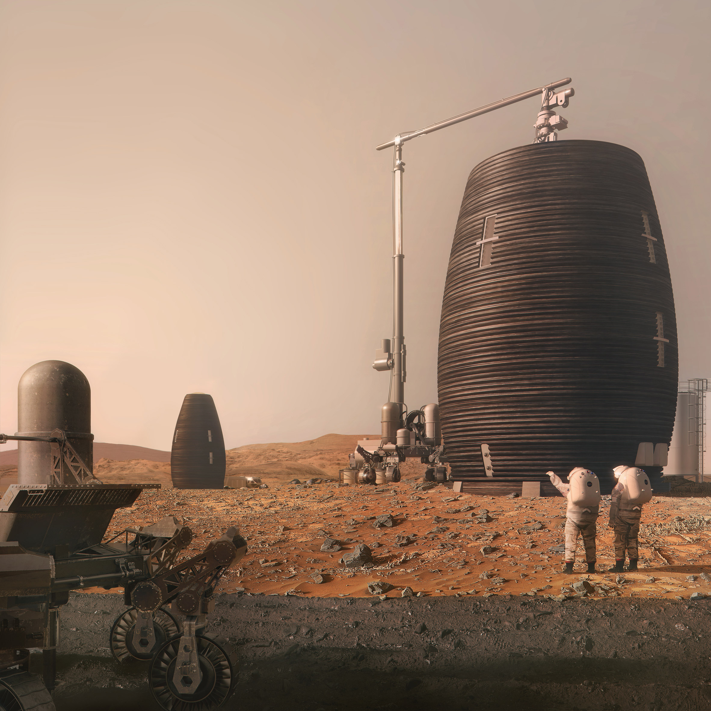 NASA announces winners of competition to design 3D-printed habitat for Mars