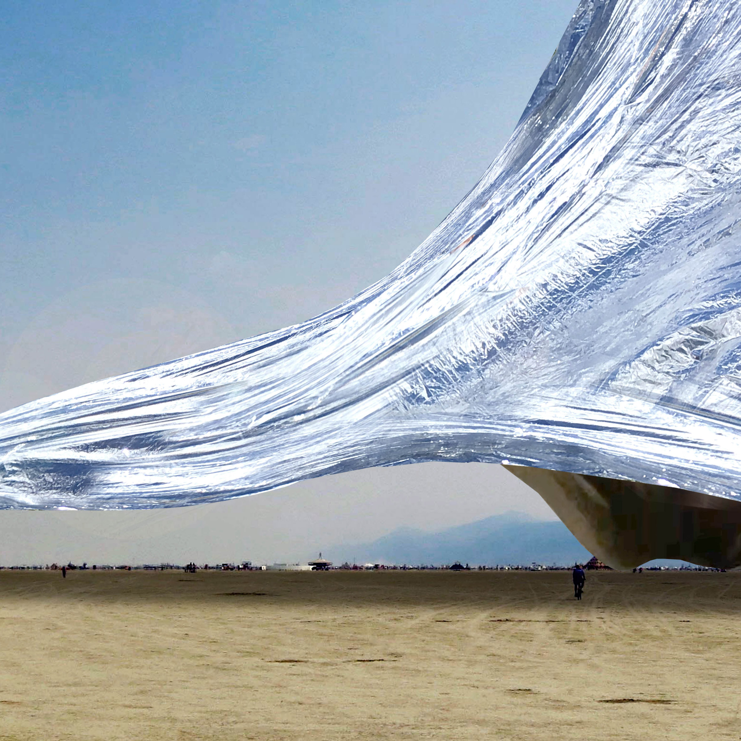 The Blanket at Burning Man by Alex Schtanuk