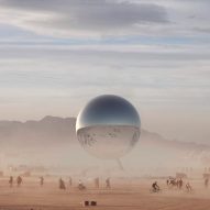 Bjarke Ingels and Jakob Lange crowdfund for huge mirrored sphere at Burning Man