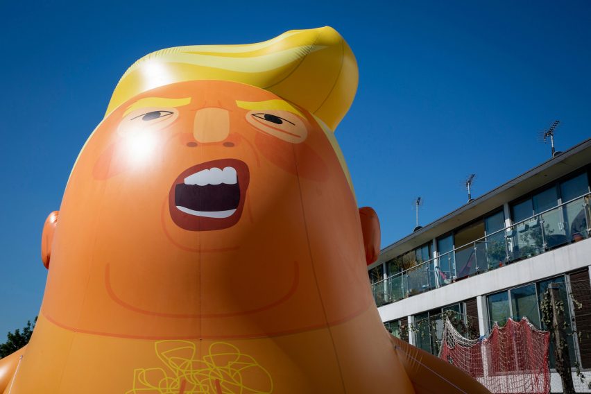 Sadiq Khan aprueba el vuelo del dirigible Trump Baby gigante y naranja sobre Londres