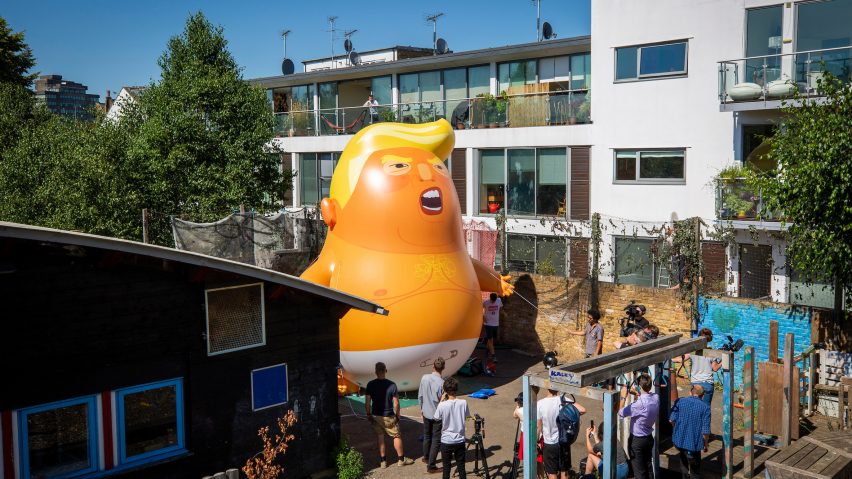 Sadiq Khan approves flight of giant, orange Trump Baby blimp over London