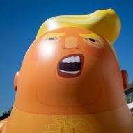 Latest Dezeen Weekly features Trump Baby blimp and an interview with Stella McCartney