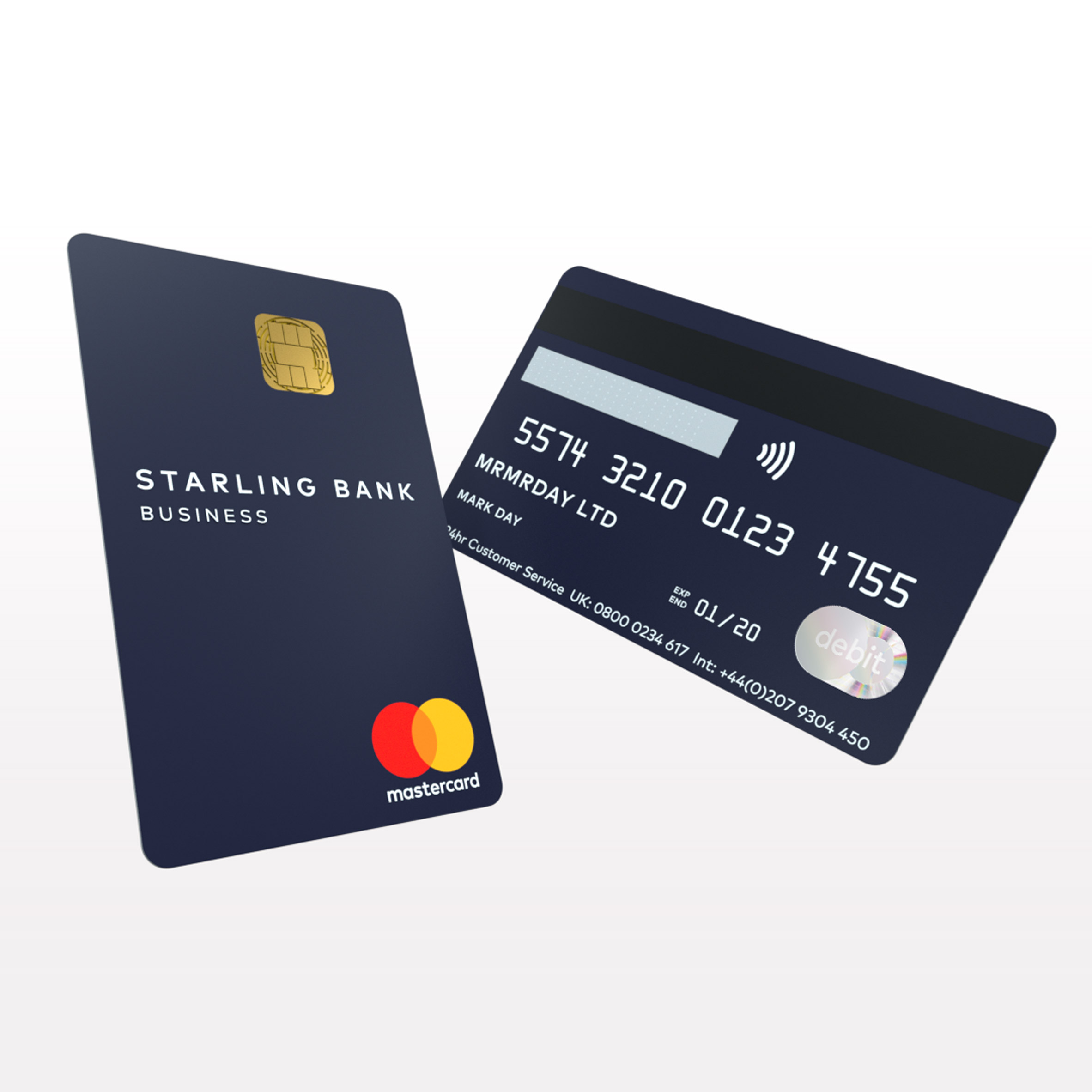 Starling bank launches vertical debit card