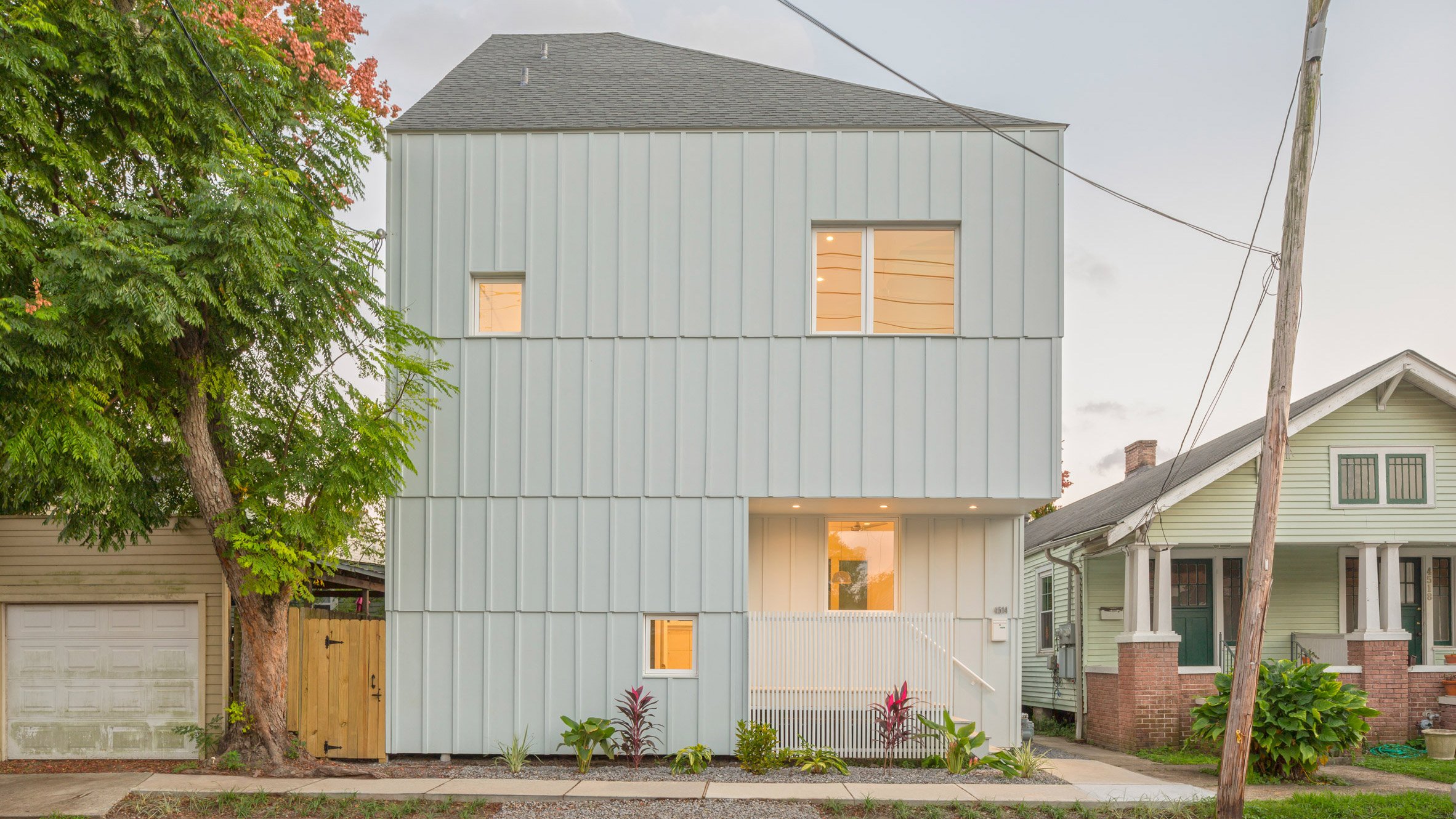 Ojt Uses Inexpensive Materials For Entry Level Home In New Orleans