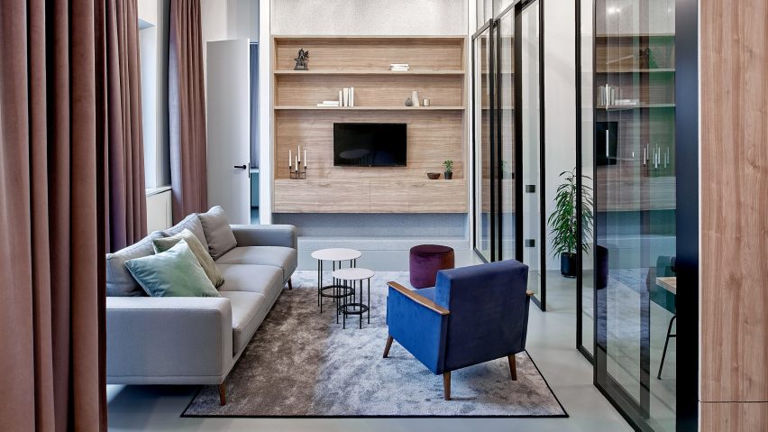 99 square-metre apartment by Lera Brumina