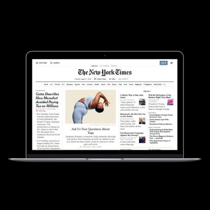 New York Times rediseña el sitio web para ponerse al día con la oferta móvil